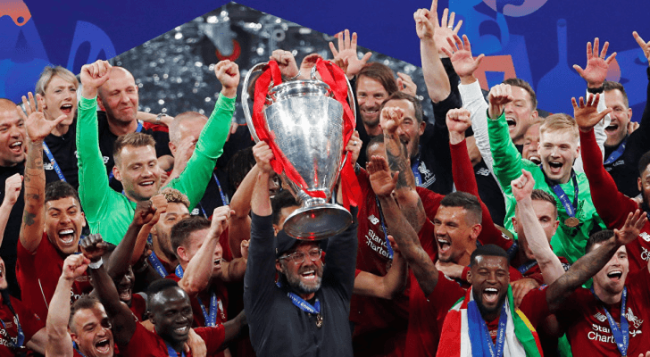 ليفربول توج بدوري الابطال السبت الماضي