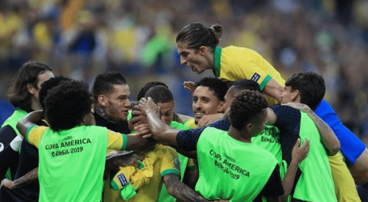 لاعبو المنتخب البرازيلي