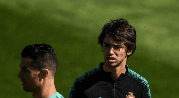 فيلكس ورونالدو بتدريبات البرتغال