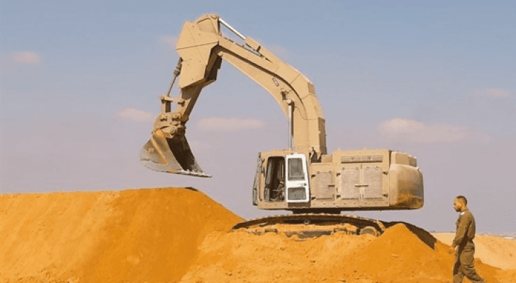 السواتر الرملية على حدود غزة