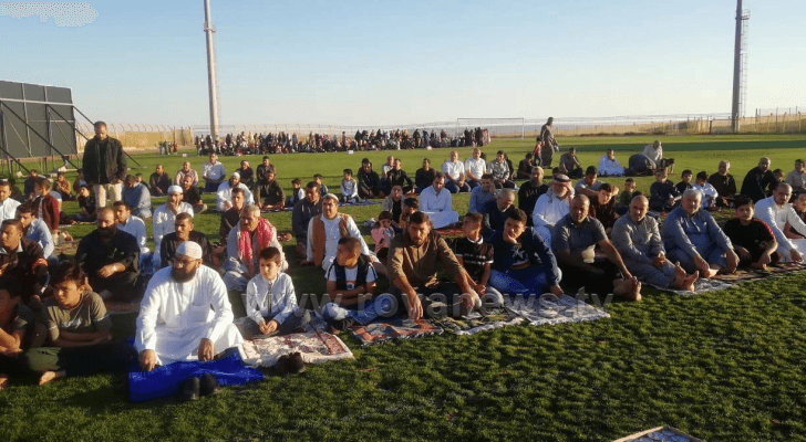 صلاة العيد في الطفيلة