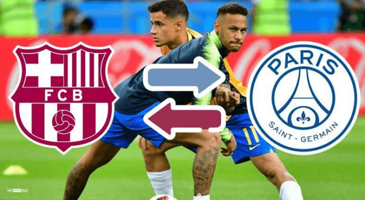عودة نيمار لبرشلونة مرتبطة بانتقال كوتينيو إلى باريس