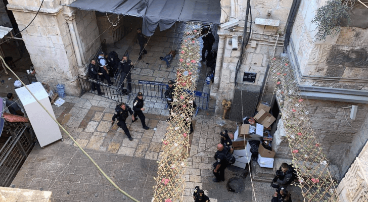 الصورة نشرتها وكالات اعلام فلسطينية