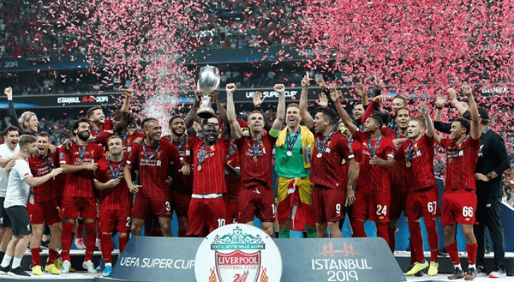 ليفربول يتوج بالسوبر الأوروبى بعد الفوز على تشيلسى بركلات الترجيح