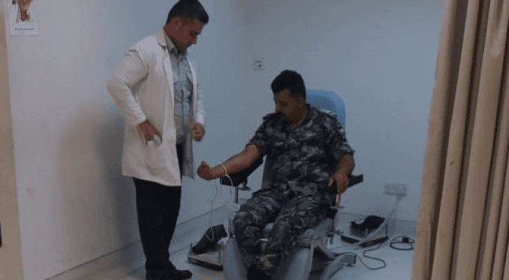 خلال عملية التبرع