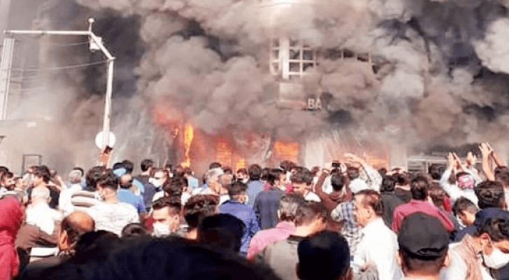 المظاهرات في ايران