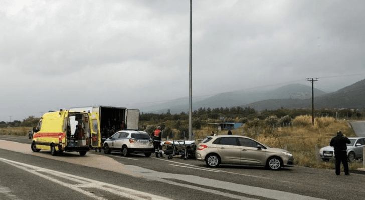 صورة أرشيفية لحاوية تبريد كانت تحوي مهاجرين باليونان