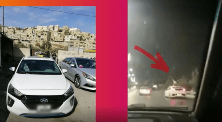 الأمن يضبط مركبة خرجت فتاة من فتحة سقفها