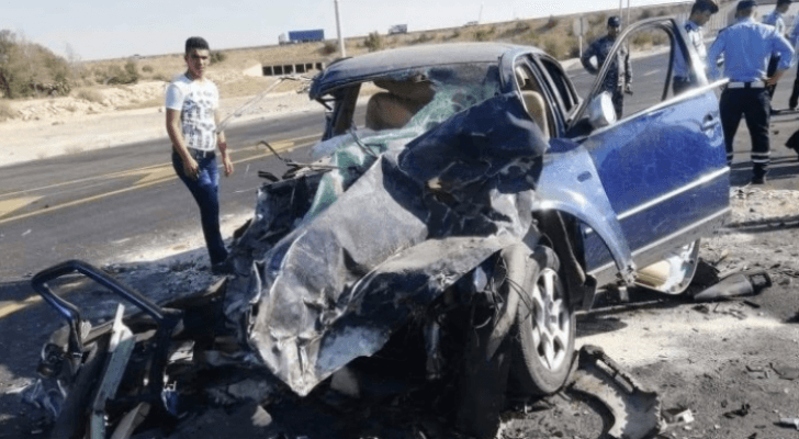 حادث سابق على الطريق الصحراوي