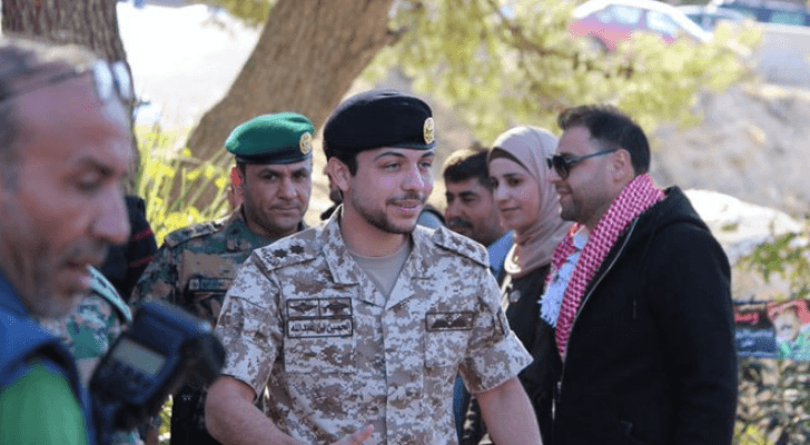 جانب من زيارة ولي العهد