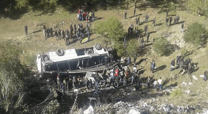 وفاة 22 شخصا بحادث حافلة في تونس