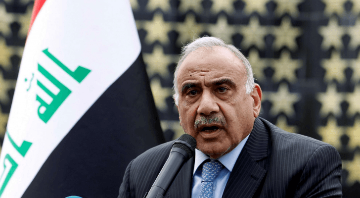 رئيس الوزراء عادل عبدالمهدي