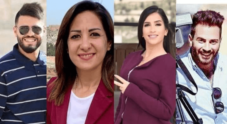 طاقم تلفزيون فلسطين في القدس