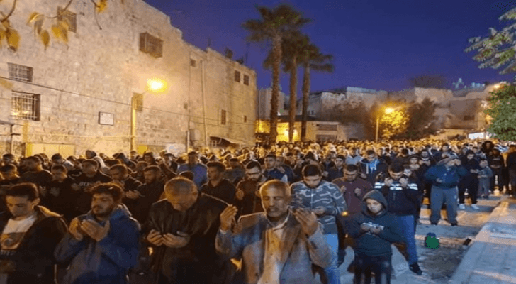 من المسجد الابراهيمي في الخليل