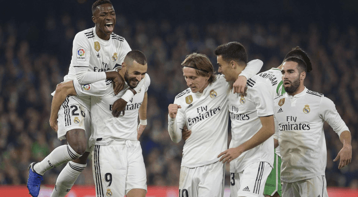 لاعبو ريال مدريد