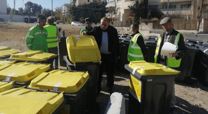 أمانة عمان: 2000 حاوية جديدة في حي الرضوان ضمن مشروع