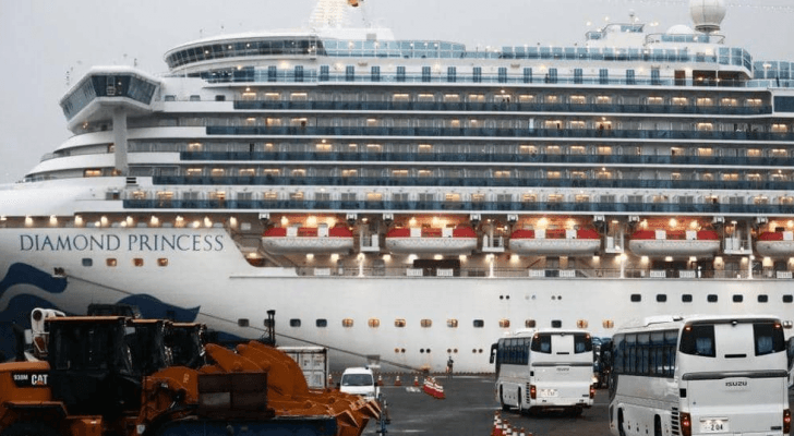 السفينة السياحية الموبوءة