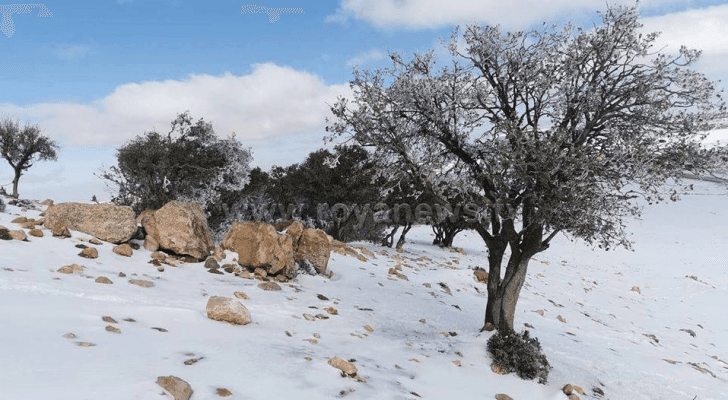 ثلوج الطفيلة - ارشيفية
