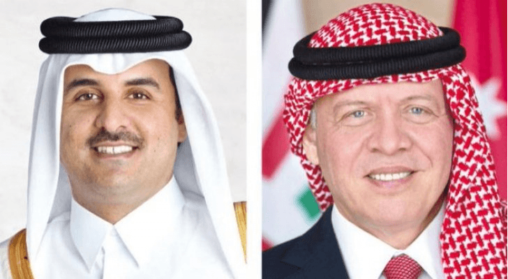 الملك وأمير دولة قطر