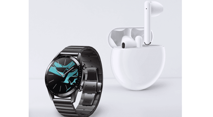Huawei WATCH GT 2 وHuawei FreeBuds 3