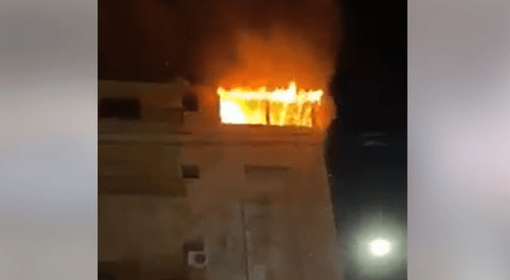 الصورة من الحريق
