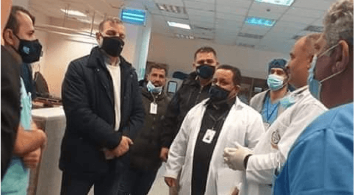 وزير الصحة يزور مستشفى البادية الشمالية الشرقية