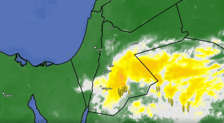 وتدني مدى الرؤية الأفقية بشكل كبير في العقبة
