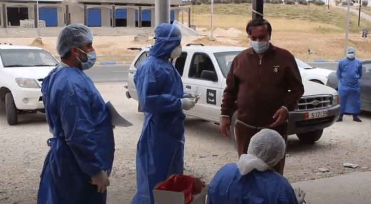 فرق التقصي تستكمل سحب العينات لمخالطي سائق الشاحنة في الرمثا
