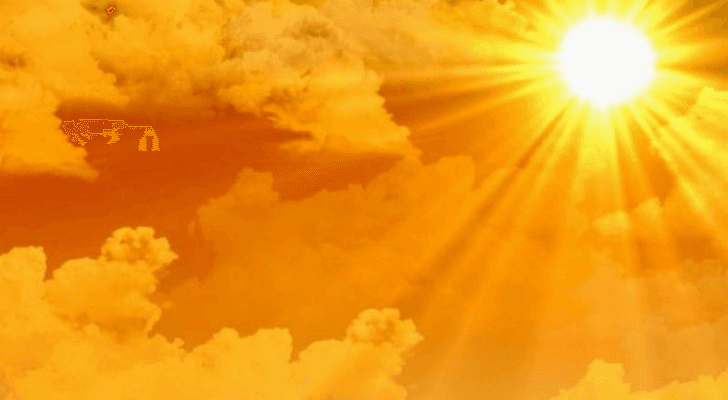 ازدياد تأثير الكتلة الهوائية الحارة على المملكة الأحد