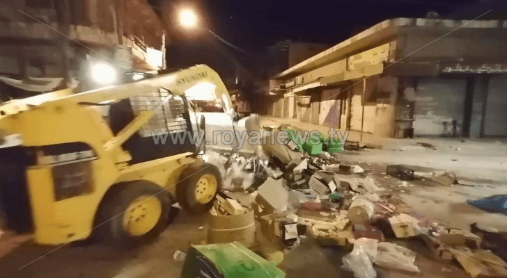بلدية المفرق ترفع 60 ألف طن نفايات