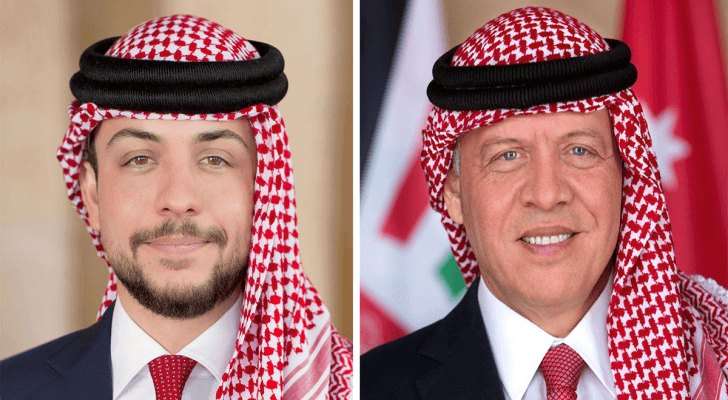 جلالة الملك وولي العهد - ارشيفية