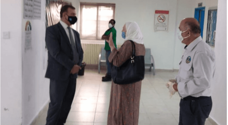 وزير الصحة يتفقد مركز صحي مرج الحمام الشامل