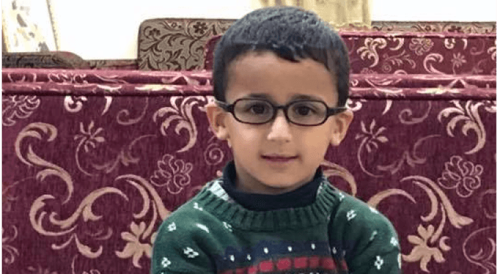 الطفل أمين علي أمين المقدادي