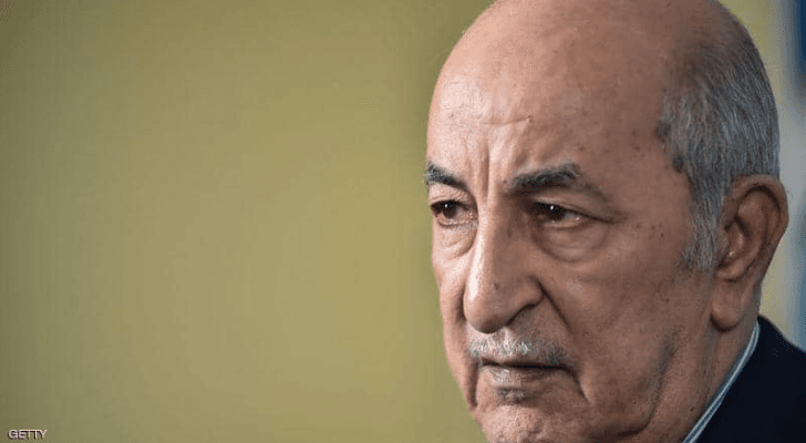 الرئيس الجزائري عبد المجيد تبون