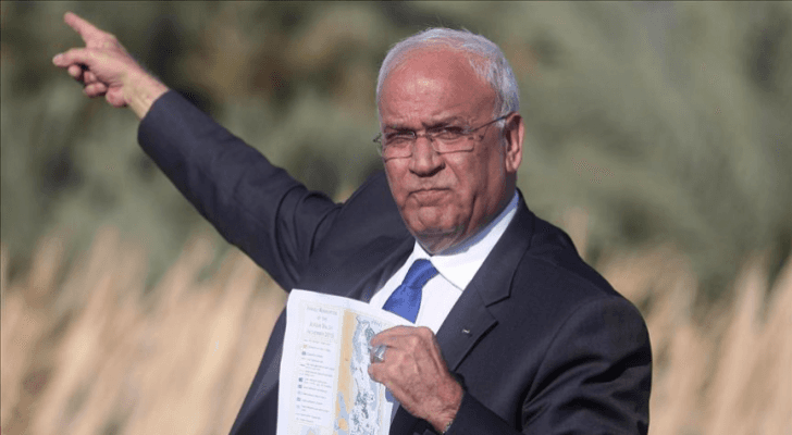 صائب عريقات - أمين سر اللجنة التنفيذية لمنظمة التحرير الفلسطينية - ارشيفية