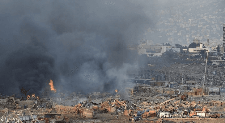 لتفجير الضخم الذي وقع في بيروت