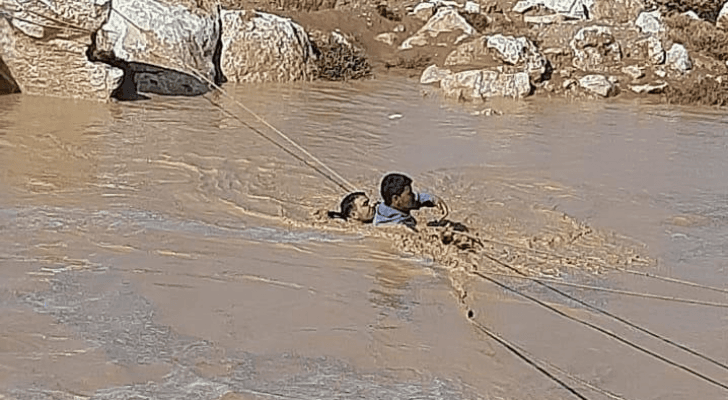 خلال عملية الإنقاذ