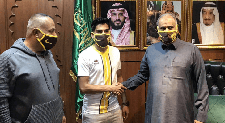 انضمام اللاعب الأردني غطاشة رسميا لفريق أحد السعودي