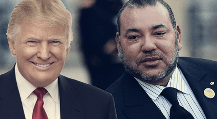 ملك المغرب والرئيس الأمريكي