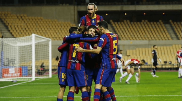 برشلونة ينجو من فخ كورنيا في الوقت الإضافي