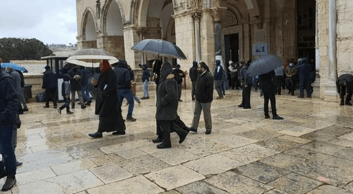 من المسجد الاقصى اليوم الجمعة 29-1-2021