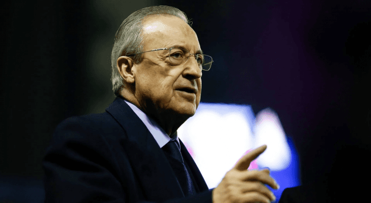 رئيس نادي ريال مدريد فلورنتينو بيريز