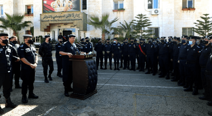 مدير الأمن العام يزور إدارة الأمن الدبلوماسي والدوائر