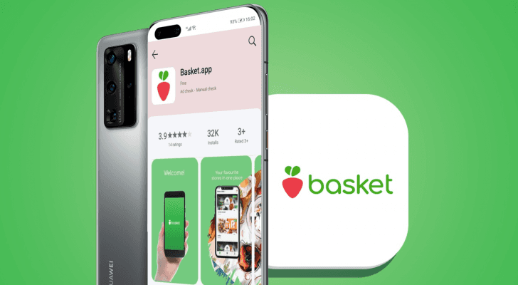 تسوق دون عناء مع تطبيق "Basket.app" المتوفر على منصة HUAWEI AppGallery