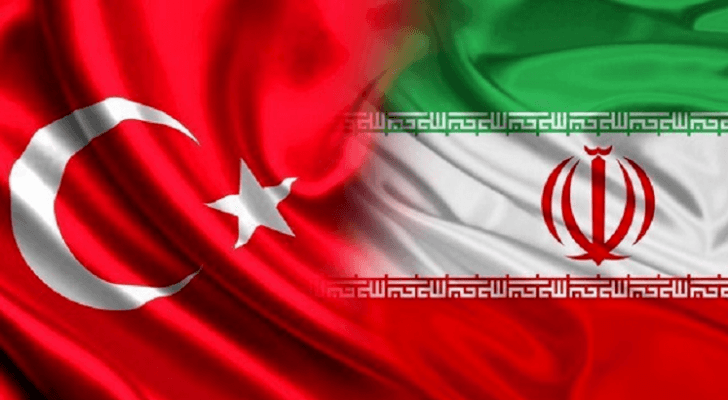 علم إيران وتركيا