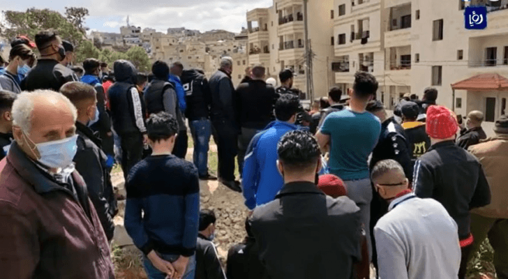 تشييع جثمان الراحل الكابتن راتب العوضات الى مثواه الأخير في الزرقاء