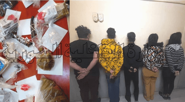 صورة الجناة كما نشرتها الداخلية السورية