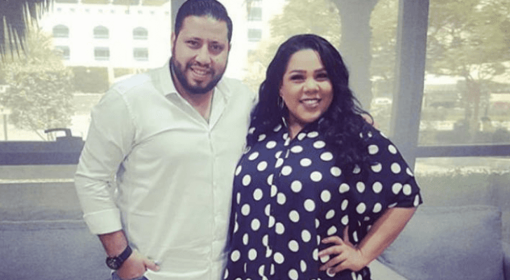 شيماء سيف وزوجها المنتج محمد كارتر