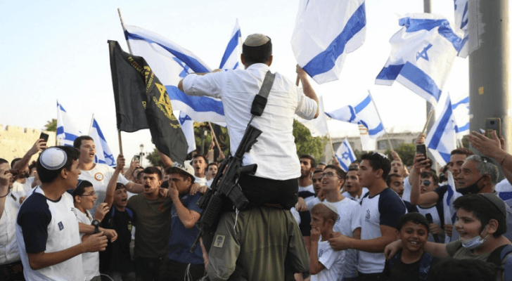 مسيرة للمستوطنين في مدينة القدس