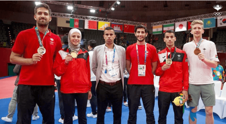 صورة أرشيفية للاعبي منتخب التايكواندو في أولمبياد طوكيو